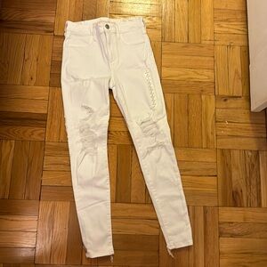 American Eagle White Jeans